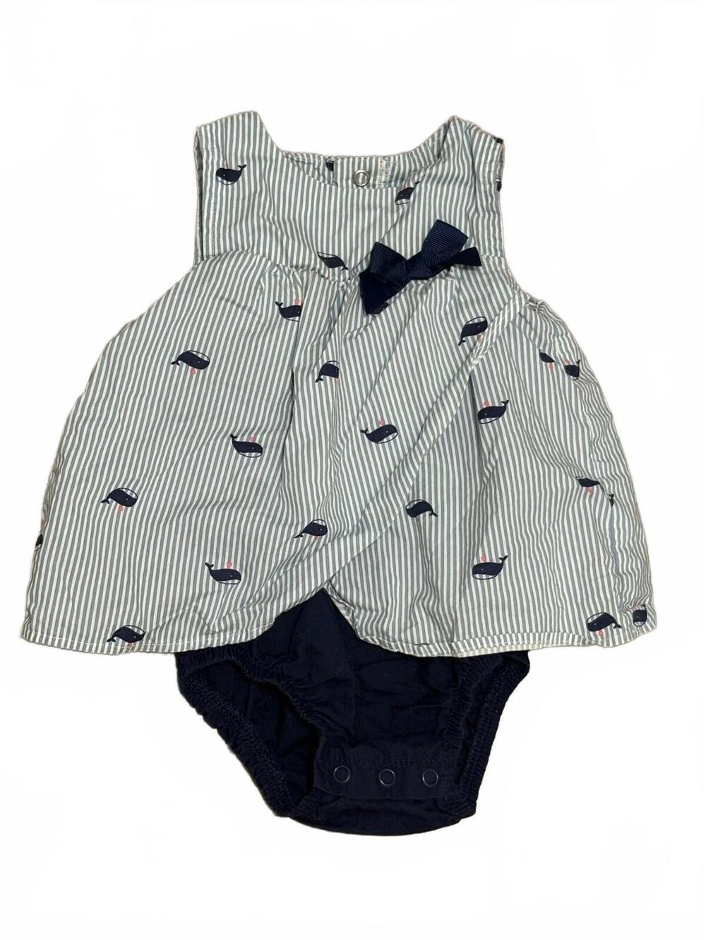 Just One You by Carter's Baby Dress w/ Whale Print